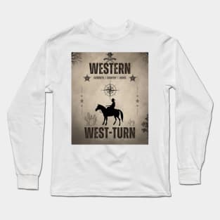 Western Design Long Sleeve T-Shirt